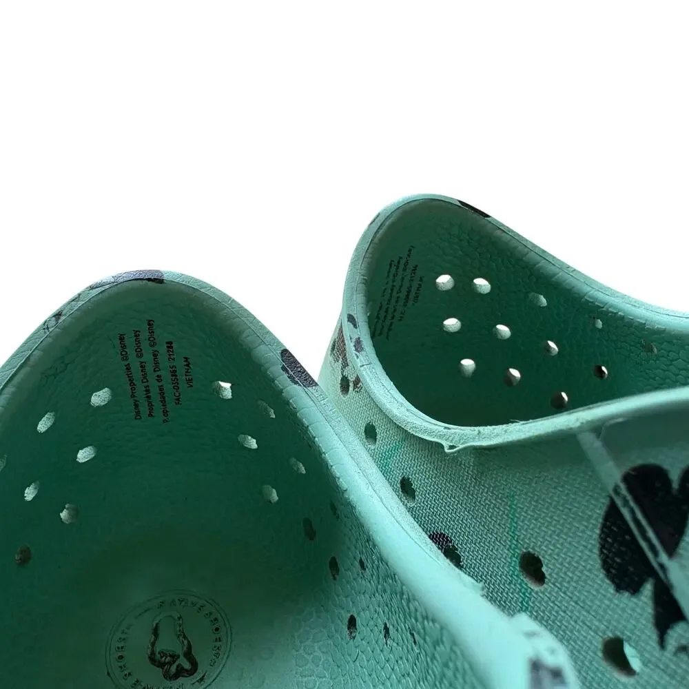 Native x Disney Mickey Mouse Jefferson Slip On Shoes Mint Green Kids